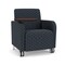 Lesro Siena Lounge Reception Guest Chair W/ Swivel Tablet, 27 in W 29.5 in L 32.5 in H SN1101 - alternate 1